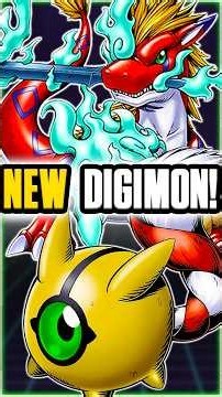 Four BRAND NEW Digimon Revealed! #digimon #digimonadventure #digimoneggs