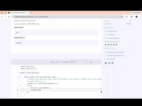 Hackerrank Java Int to String