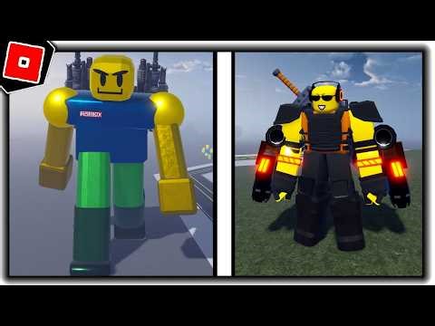 FULL SHOWCASE of TITANS and MORE in NOOB EXPERIMENT WARZONE - Roblox