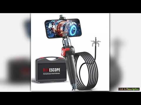 Ralcam Endoscope Camera TwoWay 180 Industrial 85MM Camera Inspection Articulating Borescope With Ca