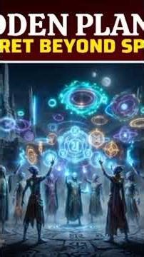 A hidden planet beyond the stars 👽🚀 where aliens live mysterious lives unknown to humans.