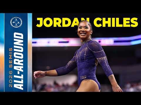 All Jordan Chiles routines from 2026 NCAA gymnastics semifinals