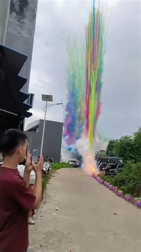 daylight beautiful firework 🎆 #viralshort #love #fireworks #fireshow #colors #bangles