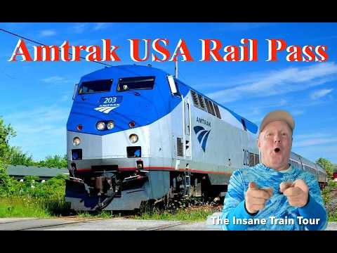 Amtrak US Rail Pass: "The Insane Train Tour" Episode 1 The Floridian Train 40