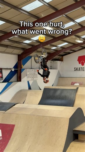 When riding BMX goes wrong 😩