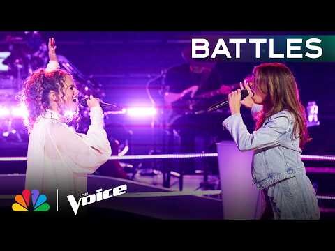 Hazel and Nina Turn Sia's “Breathe Me” into POWERFUL Duet | The Voice Battles | NBC