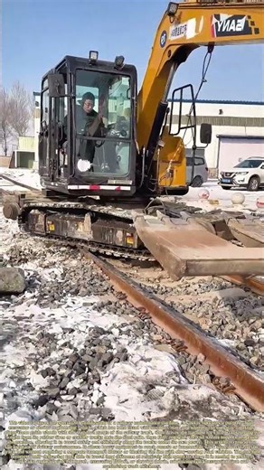 Gripping the Gauge: How a Rail-Mounted Excavator Travels to Its Task