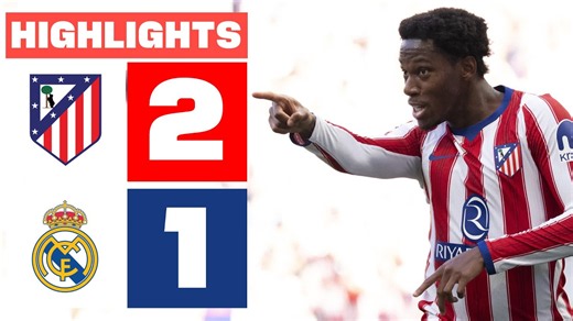 ATLÉTICO DE MADRID 2 - 1 REAL MADRID | RESUMEN LALIGA EA SPORTS