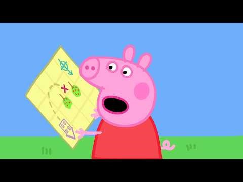 Peppa Pig's TREASURE Hunt Adventure! 🏴‍☠️🌟 | Full Episodes | Cartoons for Kids | 45 Mins
