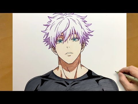 Learn to Draw Gojo Satoru – JJK Anime Art