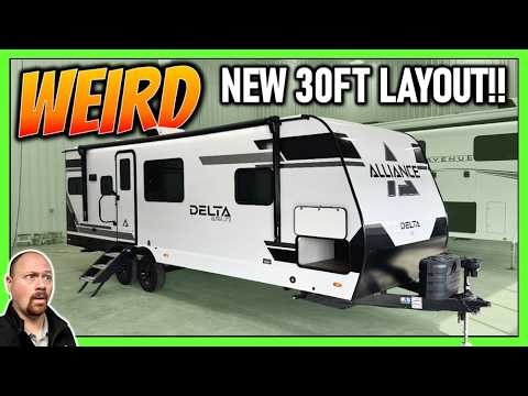 Weird but Clever new 30ft Couple's RV! 2026 Alliance Delta RE250 Travel Trailer