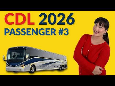 Passenger CDL Test Prep 2026 — 60 Sample Questions for the FMCSA Exam