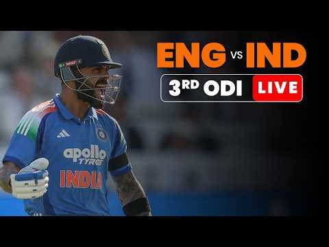 LIVE #ENG vs #IND 3rd ODI cricket match stream | #ENGvIND