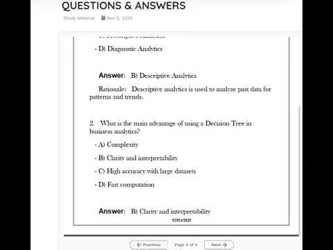 BIT 301 Fundamentals in Business Analysis LATEST FINAL EXAM REVIEW QUESTIONS & ANSWERS