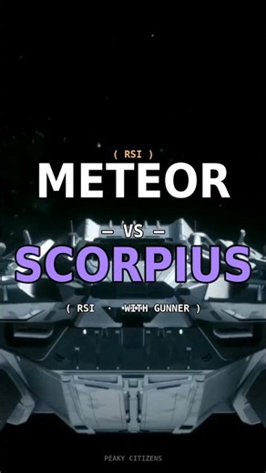 RSI Meteor vs Scorpius (With Gunner) | Which Fighter Wins PvP? | Star Citizen 4.10.1