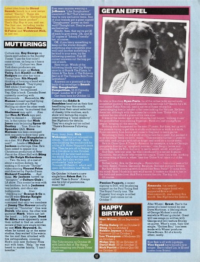 Page 17 - Smash Hits - Issue 126 - 29th September - 12th October 1983
