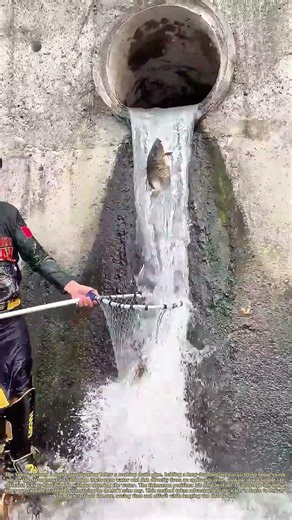 Catching From the Spout: How Fish Are Caught Straight From a Drain Pipe