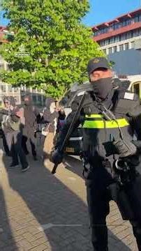 Dutch police break up pro-Palestine sit-in at university in Amsterdam | AJ #shorts
