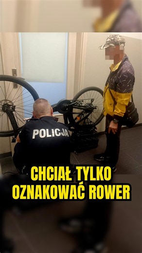 🚲 "Mimo stanu nietrzeźwości rower właściciela został oznakowany zgodnie z jego życzeniem" 👮‍♂️