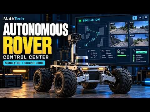 Autonomous Rover Control Center 🚀 Python + React Robotics Project | Source Code