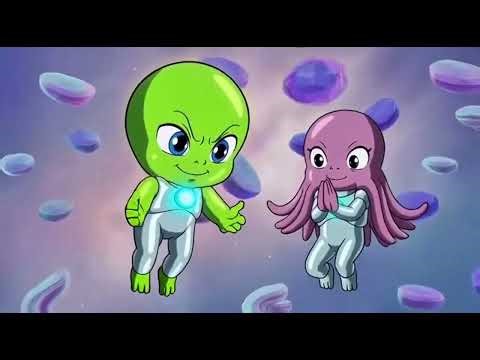 Zorp's Epic Gravity Fail! 😂 Alien Friends Go Wild in Space (90s Anime Style)