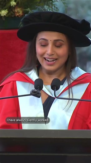 Bollywood start Rani Mukerji received an Honorary Doctorate for excellence IIFM Melbourne, Aug 26