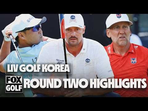 LIV Golf Korea: Round Two Highlights ⛳️ Golf on FOX