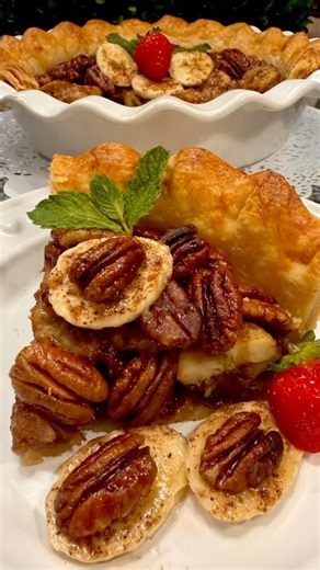 REAL BANANA PECAN BAKE | My Latest Creation! EASY TO MAKE. This dessert is CLEAN and LIGHT.