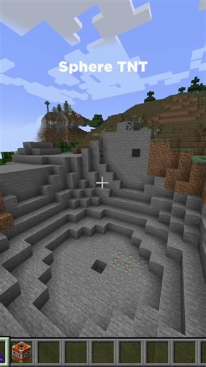 Sphere TNT EXPLOSION! 💥 💥 #minecraft