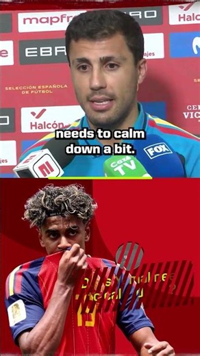 Rodri tells Yamal to calm down