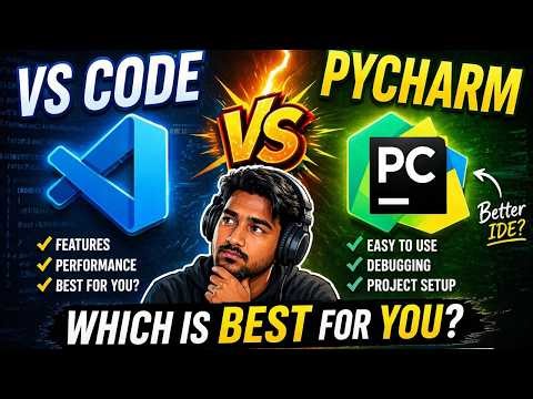 VS Code vs PyCharm 💻 Which is BEST for You? (2026 Full Comparison)