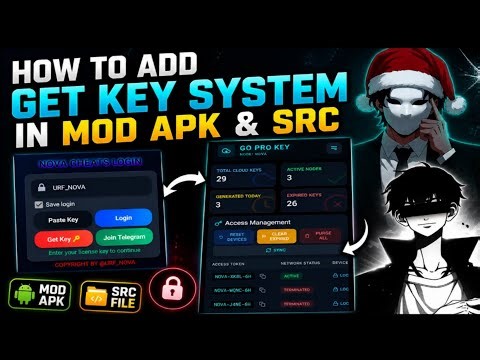 👉| PART 1 | HOW TO ADD GET KEY SYSTEM IN MOD APK & SRC | FULL GUIDE 2026 🔥
