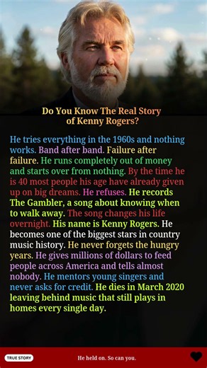 Do You Know The Real Story of Kenny Rogers?