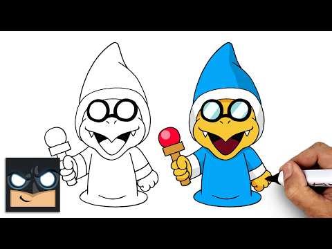 How to Draw Kamek | Super Mario