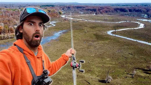 Fishing draining lake revealed trapped fish in shocking numbers