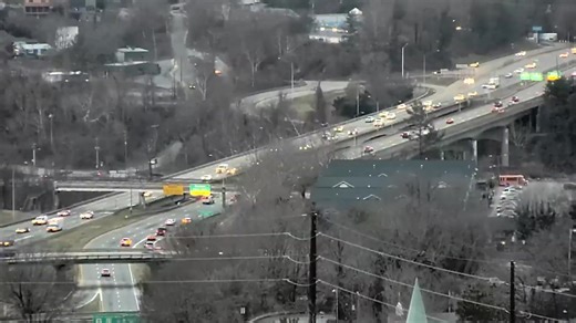 Here is a live look at traffic in downtown Asheville. The wind is definitely moving the camera around this morning. https://wlos.com/weather | WLOS ABC 13