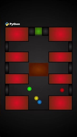 Coding a Physics Simulation in Python (Satisfying 4K)