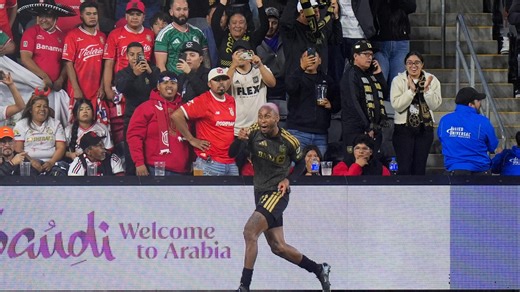 Tafari scores in stoppage time, LAFC beats Toluca 2-1 in 1st leg of CONCACAF Champions Cup semifinal