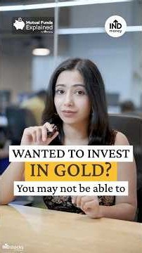 Wanted to Invest in Gold This Diwali? STOP! You May Not Be Able To | Gold Funds