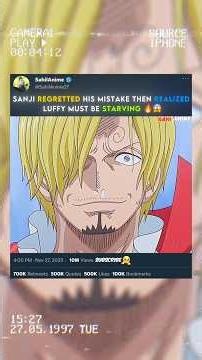 Sanji Finally Finds Hungry Luffy 🍖 | One Piece