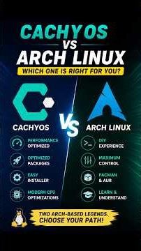 CachyOS vs Arch Linux (2026) | Which One Is Better?
