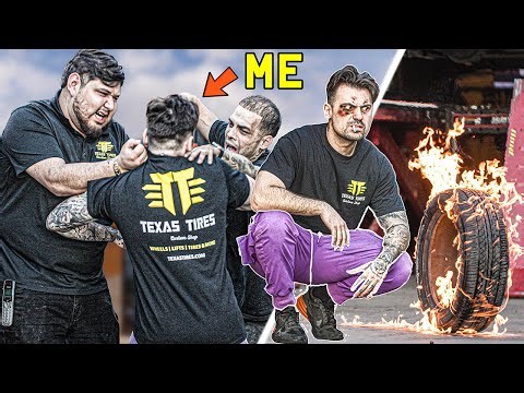 I Got Hired at a Tire Shop and it Went Horribly Wrong!! (MUST WATCH)