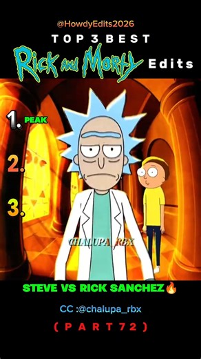 Ranking The Best Rick And Morty Edits PART 72