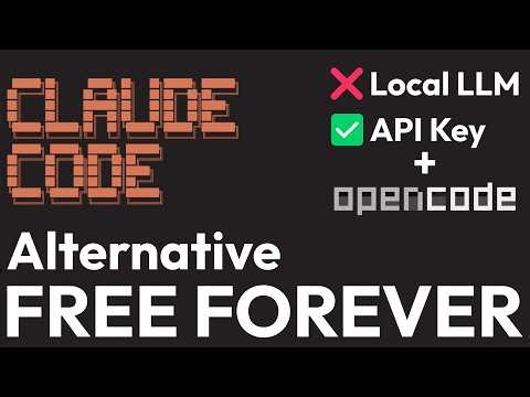 UNLIMITED FREE Claude Code ALTERNATIVE (No GPU & Opensource)
