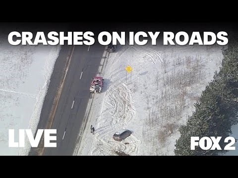 LIVE I Metro Detroit road conditions after Sunday snowstorm