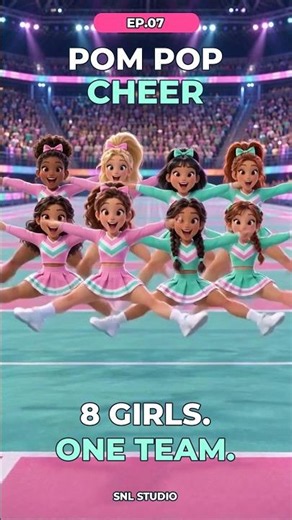 8 Girls. One Team. 💖📣 | Pom Pop Cheer EP.07