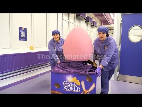 The giant Easter egg that weighs 55kg