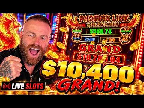 LIVE Slots! I Hit The Grand Jackpot For Over $10,000!