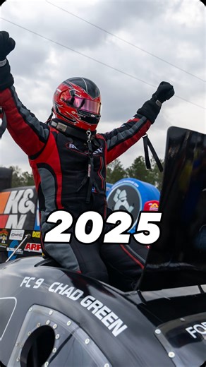 Chad Green on Instagram: "Started Off 2025 With A Bang💥and Ended The Year Strong 💪🏻 . NHRA Nitro Funny Cars are some of the fastest and most violent machines in motorsports. Powered by 12,000-horsepower nitromethane engines, they rocket from 0–330+ mph in under four seconds while pulling over 5 Gs. With carbon-fiber bodies that flip open for instant access, teams completely tear down and rebuild these cars between rounds, making Nitro Funny Car racing a high-pressure blend of speed, precision