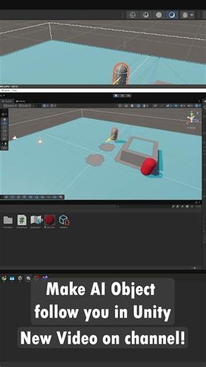 🤖 Make AI Follow You in Unity! 🔥 #Shorts